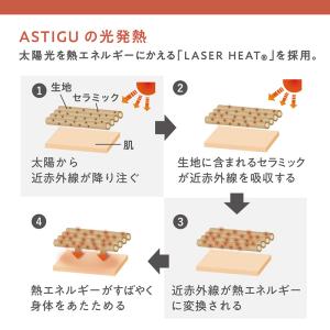 アツギ アスティーグ 圧 着圧タイツ 発熱タイ...の詳細画像4