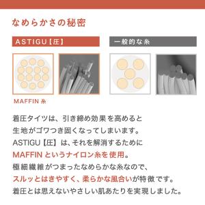 アツギ アスティーグ 圧 着圧タイツ 発熱タイ...の詳細画像5