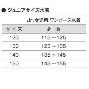 女子用ワンピース水着 はっ水加工 盗撮防止 ス...の詳細画像5