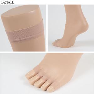 福助 5本指ストッキング ひざ下 つま先なし ...の詳細画像2