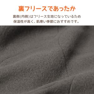 エプロン 暖かい 裏フリース 撥水 おしゃれ ...の詳細画像2