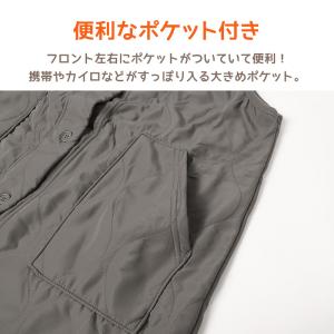 エプロン 暖かい 裏フリース 撥水 おしゃれ ...の詳細画像3