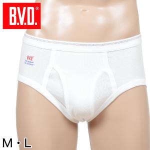 BVD メンズブリーフ 綿100% Finest Touch EX M・L (コットン 前開き 下着 肌着 インナー 男性 紳士 パンツ ボトムス 白 ホワイト) (在庫限り)｜suteteko