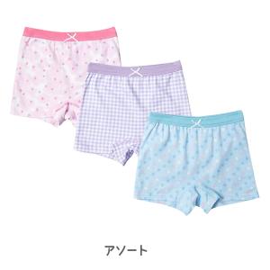 女児 ボクサーショーツ キッズ 綿100% 女...の詳細画像3