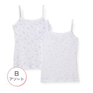 女児 パット付き キャミソール 2枚組 140...の詳細画像4