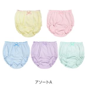 女児 綿100% ショーツ 5枚組 100 1...の詳細画像2