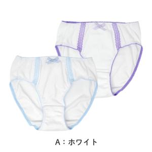 子供 女の子 綿100 ショーツ 2枚組 リボ...の詳細画像3