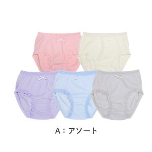 子供 女の子 綿100 ショーツ 5枚組 くす...の詳細画像3