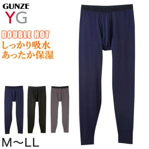 グンゼ YG メンズ タイツ 綿 厚手 秋冬 前開き スパッツ M〜LL GUNZE 男性 下着 レギンス あったか インナー パッチ 股引 ウォームタイツ 防寒 紳士 (在庫限り)