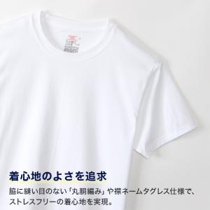 ヘインズ クルーネックTシャツ 3枚組 BIG...の詳細画像2