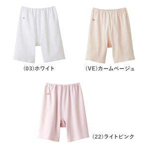 グンゼ 快適工房 3分丈パンツ 綿100% レ...の詳細画像4