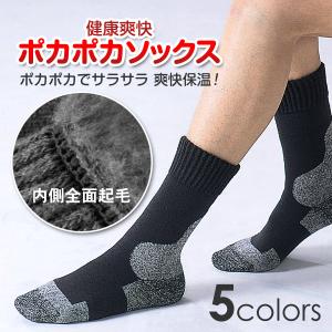 ワシオ 健康爽快 ポカポカソックス 発熱 靴下...の詳細画像1
