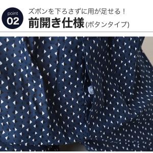 メンズ トランクス 綿100 2枚組 下着 パ...の詳細画像2