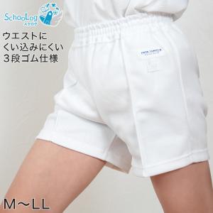 体操ズボン 白 半ズボン M〜LL 体操服 クォーターパンツ