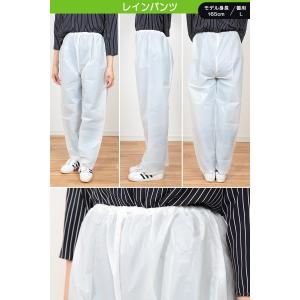 雨合羽 使い捨て カッパ レインコート パンツ...の詳細画像2
