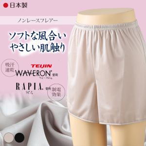 フレアパンツ ペチコート パンツ ペチパンツ ...の詳細画像1