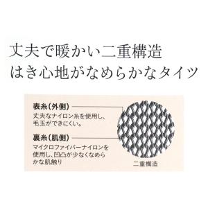 グンゼ サブリナ 着圧タイツ 40デニール M...の詳細画像1