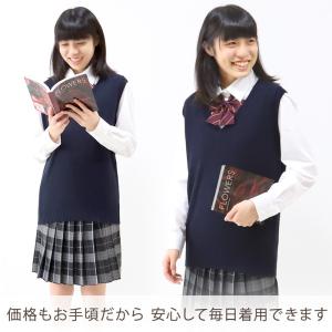 スクールベスト 女子 制服 ベスト ニット コ...の詳細画像5