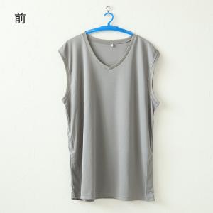 大きいサイズ メンズ スリーブレス ノースリー...の詳細画像2