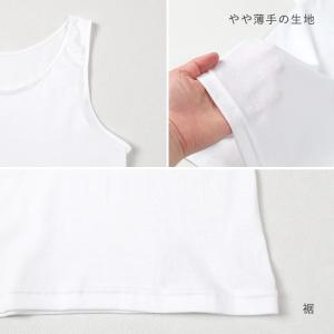 レディース 綿100% タンクトップ ノースリ...の詳細画像2