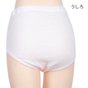 福助 ショーツ ガーゼ 綿100% 深履き ゴ...の詳細画像3