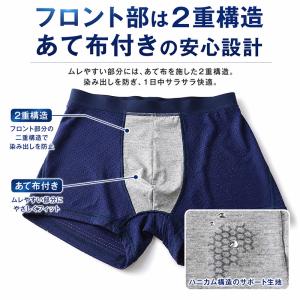 蒸れない ボクサーパンツ メッシュ メンズ 夏...の詳細画像3
