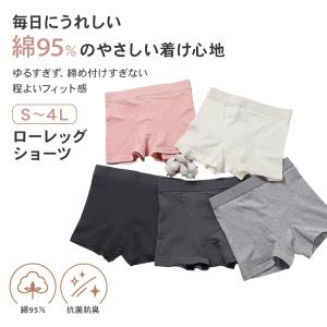 ローレッグショーツ ショーツ レディース 綿 ...の詳細画像1