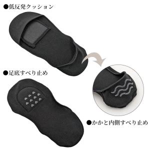 レディース フットカバー 浅履き 脱げない 靴...の詳細画像1