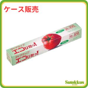 【ケース販売 30本入】ダイアラップエコぴたっ！ 業務用小巻 30cm×100m 食品用ラップ 三菱ケミカル