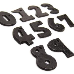 数字 アイアン 鉄 表札 ネームプレート ナン...の詳細画像1