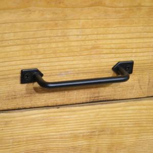 取っ手 アイアン 金具 DIY ハンドル 黒 ...の詳細画像4