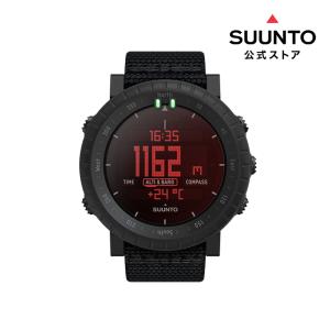 【公式ストア】 SUUNTO CORE Alpha STEALTH スント コア アルファ ステルス アウトドア ウォッチ 軍用規格 気圧計 腕時計