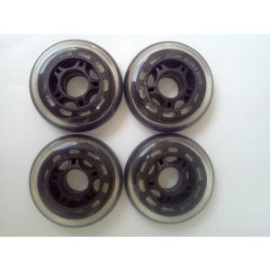 ノーブランド　インライン　ウィール　78mm 84A　透明　4個セット　簡易包装　【代引不可】 【01】