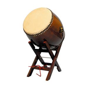 締太鼓35cm（ボルト締め・あわせ胴） 鉄製座り台座セット【1707-B