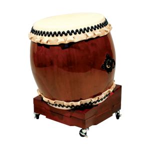 締太鼓35cm（ボルト締め・あわせ胴） 鉄製座り台座セット【1707-B
