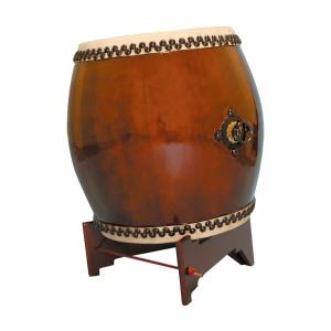 【美品!!１点限り】１.２〜１.６尺　桶胴太鼓用　三柱台座 Amazon | 桶胴太鼓1.6尺(赤紐・茶色胴)三柱台座セット | 太鼓 | 楽器