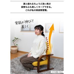 座椅子 solum(ソルム) あぐら座椅子 リ...の詳細画像1