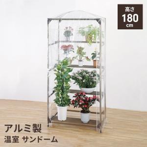 値下げ】 アルミ製温室 アルミフレーム ガーデニング 幅90×奥行61×高さ