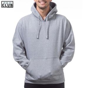 メンズ プロクラブ PRO CLUB ヘビーウェイト パーカー PULLOVER HOODY H.GREY L-XL-2XL｜suxel