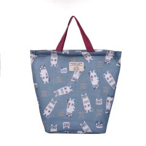 クスグルランドリーネット トート型ネット 21-2228 #2/NB クスグルジャパン オールシーズン エコバッグでも便利可 お着替えバッグ トレーナー類の洗濯ネット