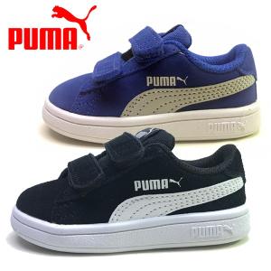 プーマ Puma  キッズ ベビー スニーカー スマッシュ V2 SD V インファント 12cm ストラップクロージャーによりストレスの無い脱ぎ履きをサポート｜suxel