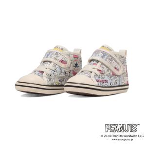 コンバース Converse ベビー オールスター N ピーナッツ CP V-1 12〜15cm ベビー靴 コラボ ピーナッツ 誕プレ ギフト 出産祝い｜suxel