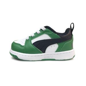 プーマ Puma ベビー キッズ スニーカー プーマ リバウンド V6 ロウ スニーカー ホワイト 13〜16cm ベビー靴 子供靴  おでかけ シューズ｜suxel