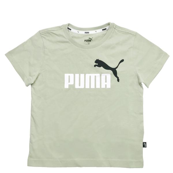 プーマ Puma 子供服 男の子 キッズ ESS+ 2カラー ロゴ Tシャツ 120-160cm 肌...