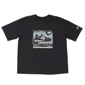 ニューバランス 吸水速乾 Graphic ショートスリーブTシャツ ABT45061 ブラック 130〜160cm NEW BALANCE 子供服 トップス 半袖 TEE｜suxel