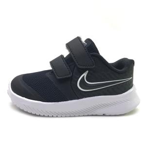 ナイキ NIKE ナイキ スター ランナー 2 TDV ベビー キッズ スニーカー ベビー靴　12cm 13cm ブラック/ホワイト AT1803-001｜suxel