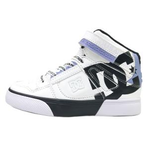 ディーシー DC SHOES キッズ ジュニア スニーカー PURE HIGH-TOP SE EV SN 20-21cm 子供靴 DK211008WBI 安定感のある履き心地 男の子 女の子