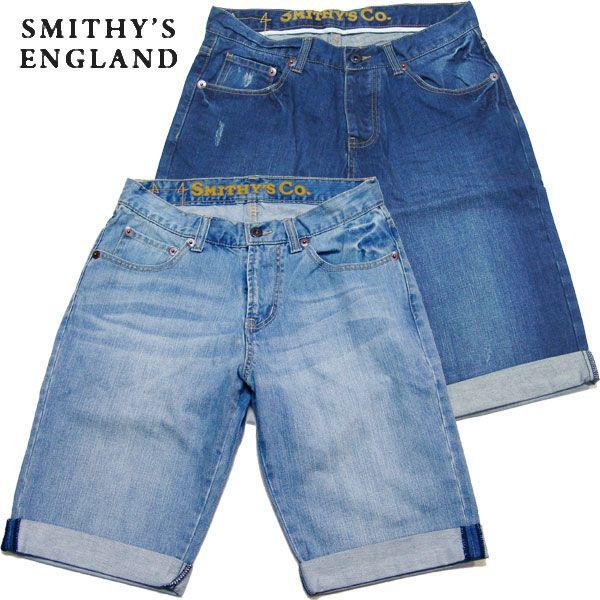 SMITHYS ENGLAND スミスイングランド メンズ パンツ ショート デニム mp632 6...