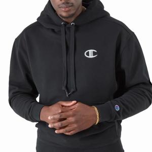 CHAMPION チャンピオン USA企画  S2202 SUPER FLEECE HOODIE  スーパーフーディ― ブラック US L-XL-2XL-3XL ビッグサイズ｜suxel