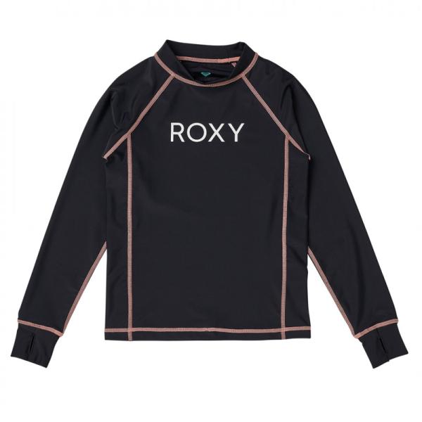 ロキシー ROXY ガールズ キッズ ラッシュガード 長袖 TLY221108BLK 120〜150...